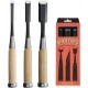 Authentic 3-piece Japanese chisel set