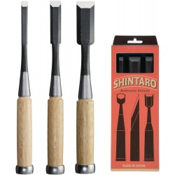 Authentic 3-piece Japanese chisel set