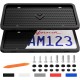 Silicone license plate frames