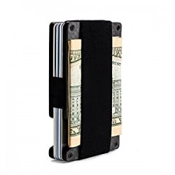 Slim Money Clip Metal Wallet RFID Front Pocket Wallet