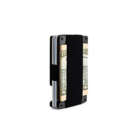 Slim Money Clip Metal Wallet RFID Front Pocket Wallet