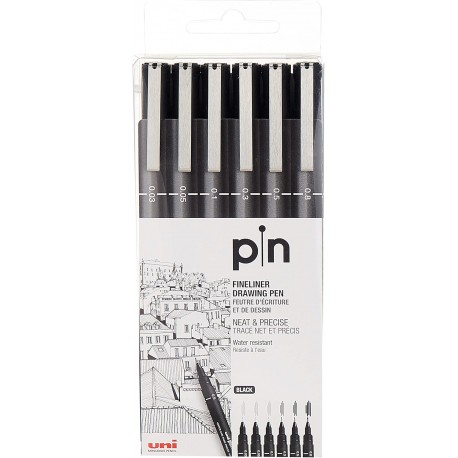 Uni Pin 6-pack