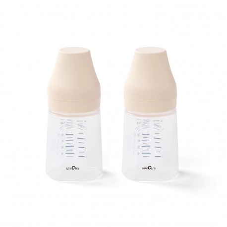 Wide-neck baby bottles (Pack of 2)
