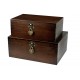 Wooden keepsake boxes