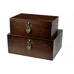 Wooden keepsake boxes