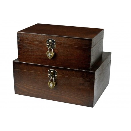 Wooden keepsake boxes