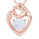 Women Mother Child Rose Gold