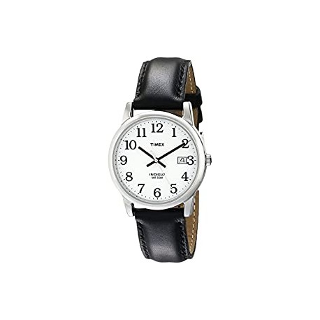 Timex Men's Easy Reader Date Leather Strap Watch