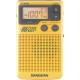 Sangean AM/FM Digital Weather Alert Pocket Radio