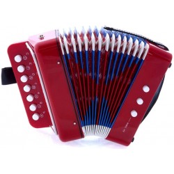 SKY Accordion Red Color 7