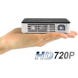 Projector Onboard Media Player, HDMI/Mini VGA/USB/microSD Inputs, iPhone iPad PS4 Xbox Compatible, 1080p Support