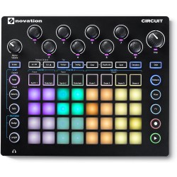 AMS-CIRCUIT Circuit Groove Box w/ Sample Import: 2-Part Synth, 4-Part Drum Machine and Sequencer