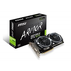 MSI Gaming GeForce GTX 1070 8GB GDDR5 SLI DirectX 12 VR Ready Graphics Card (GTX 1070 ARMOR 8G OC)