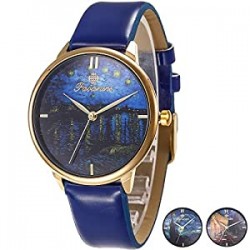 Watch Van Gogh Starry Night Art Wrist Watch Gift