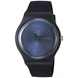 New Gent Quartz Silicone Strap, Black, 20 Casual Watch (Model: SUOB702)