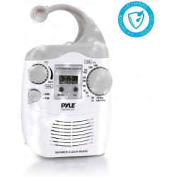 Hanging Waterproof Shower Clock Radio
