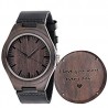 Engraved Wood Watch for Men Boyfriend Husband