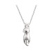 Sterling Silver Cat Necklace Cat Pendant Necklace for Women