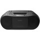 CD/MP3 Cassette Boombox Home Audio Radio, Black, With Aux