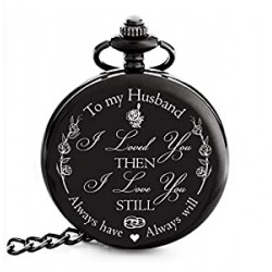 Engraved ‘To my Husband’ Pocket Watch