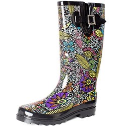 Women's Waterproof Rubber Rain Boot