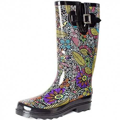 Women's Waterproof Rubber Rain Boot