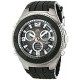 Sport Men's US9024 Black Textured Strap Analog Digital Watch