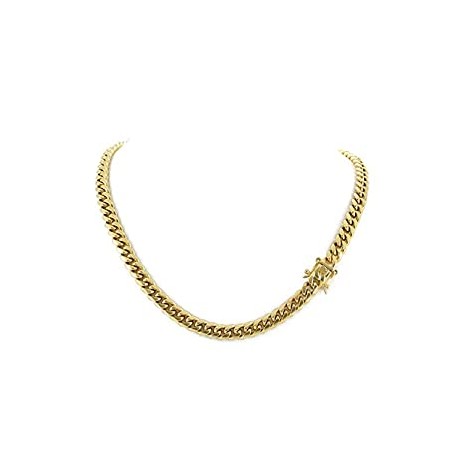 Yellow Gold White Or Rose Gold Plated Stainless Steel 8-18mm Thick