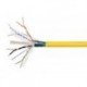Monoprice Entegrade Cat 6 Bulk Bare Copper Network Cable 1000 Feet - Yellow | F/UTP, Solid, Plenum Jacket (CMP) 550MHz, 23AWG