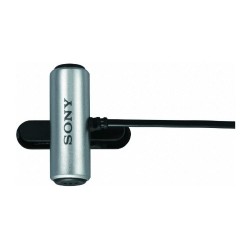 Sony ECMCS3 Clip style Omnidirectional Stereo Microphone, Silver