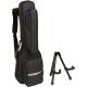 Soprano Ukulele Padded Bag with Ukulele Stand
