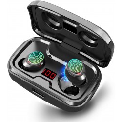 TWS Wireless Earbuds, Bluetooth 5.0 Headphones 105H Playtime