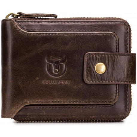 Genuine Leather Wallet for Men Large Capacity ID