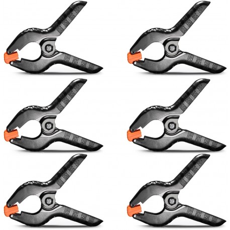 Neewer 6-Pack Set Heavy Duty Muslin Spring Clamps Clips
