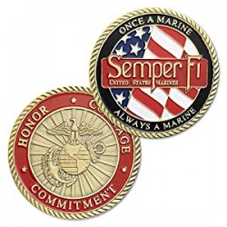 US Marine Corps Challenge Coin