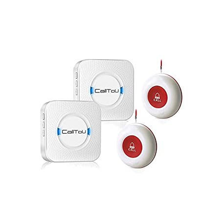 Wireless Caregiver Pager Smart Call System 2 SOS Call