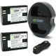 LP-E6N Battery (2-Pack) and Dual Charger for Canon EOS 5D