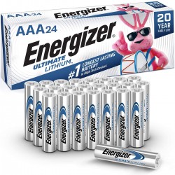 Lithium Triple A Battery (24 Count), Longest-Lasting AAA Battery