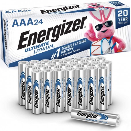 Lithium Triple A Battery (24 Count), Longest-Lasting AAA Battery