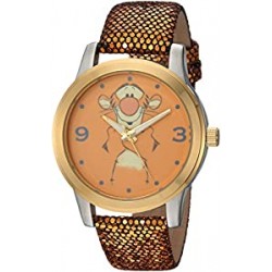 DISNEY Women's Pooh Tigger Analog-Quartz Watch