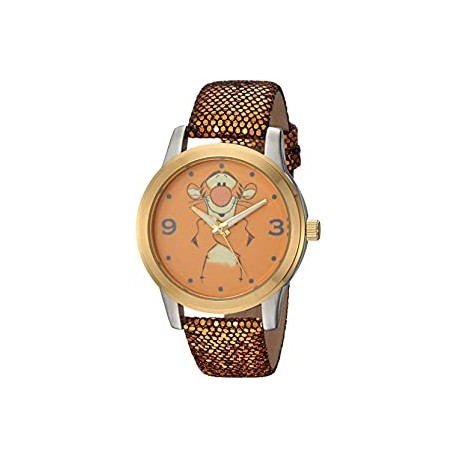 DISNEY Women's Pooh Tigger Analog-Quartz Watch