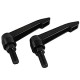 80mm Long Lever Lathe Adjustable Clamping Handle 2pcs