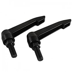 80mm Long Lever Lathe Adjustable Clamping Handle 2pcs