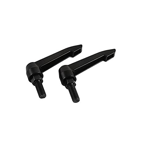 80mm Long Lever Lathe Adjustable Clamping Handle 2pcs