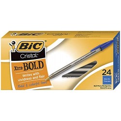 Pen, Bold Point (1.6mm), Blue, 24-Count