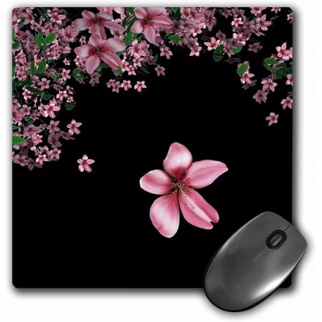 Mouse Pad, Pink and White