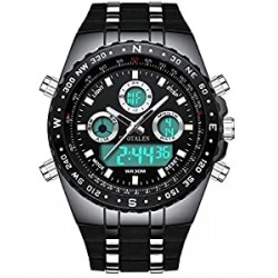 Men Watches Big Face Sports Wrist Watch for Men Waterproof Military