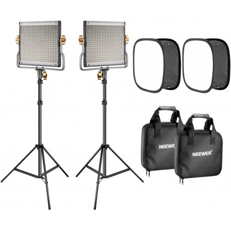 2-Pack 480 LED Video Light Lighting Kit