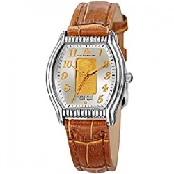 Bar Women’s Watch – Genuine Leather Alligator Embossed Strap