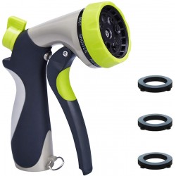 Garden Hose Nozzle, Heavy Duty Zinc Alloy Water Spray Nozzle